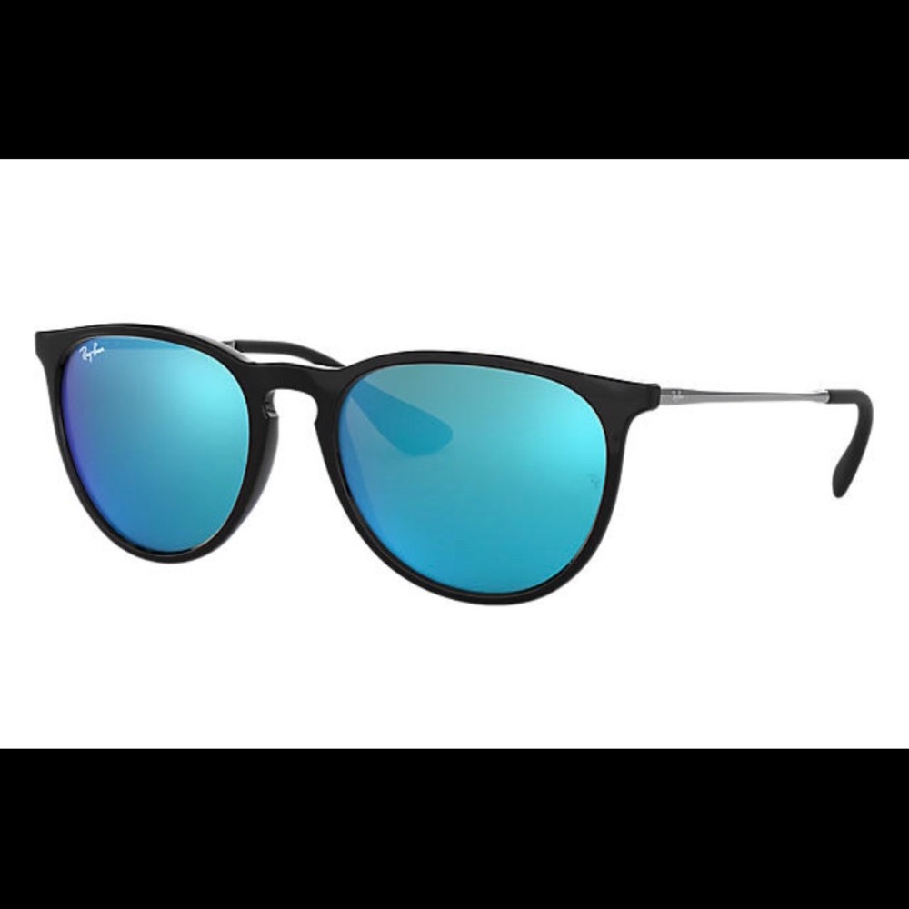 Ray Ban Erika Sunglasses Blue Mirrored